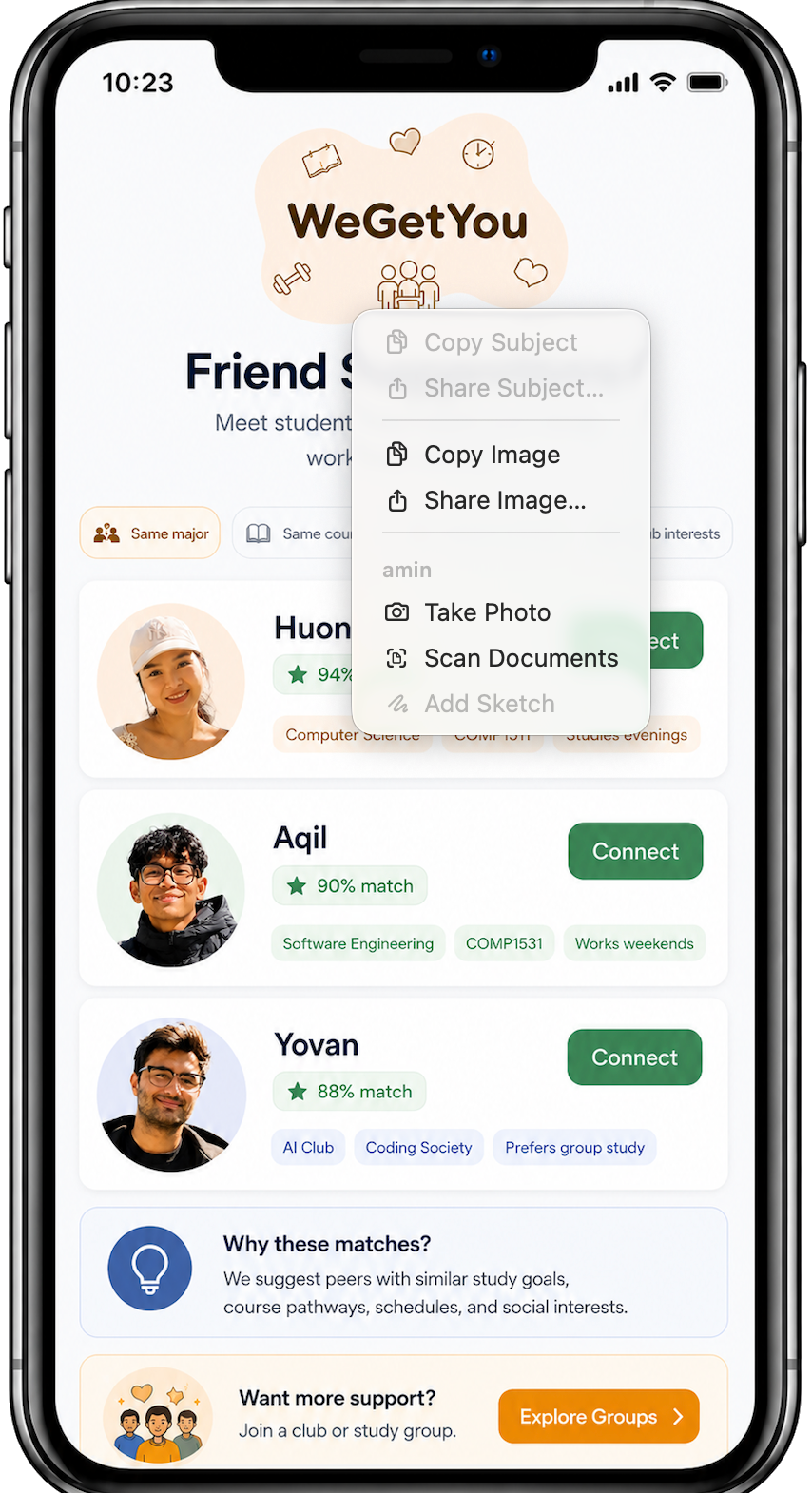 Friend Suggestions